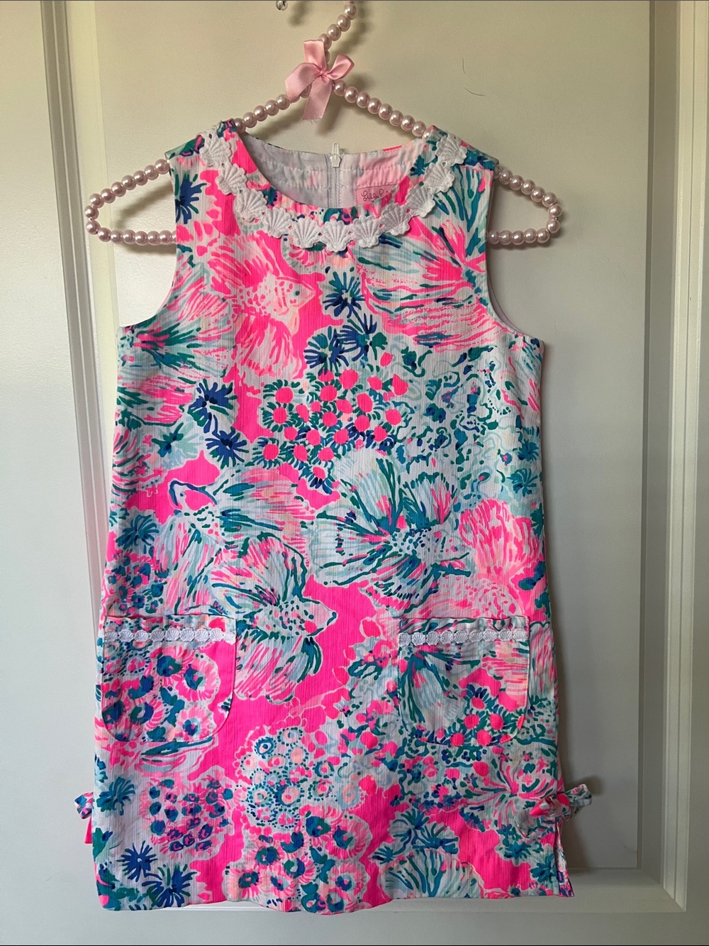 Lilly Pulitzer Little Lilly Shift Dress Gypsea Serene, 8